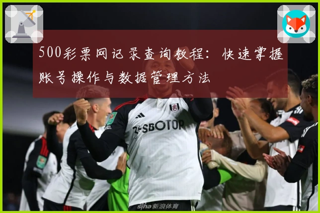 500彩票网记录查询教程：快速掌握账号操作与数据管理方法